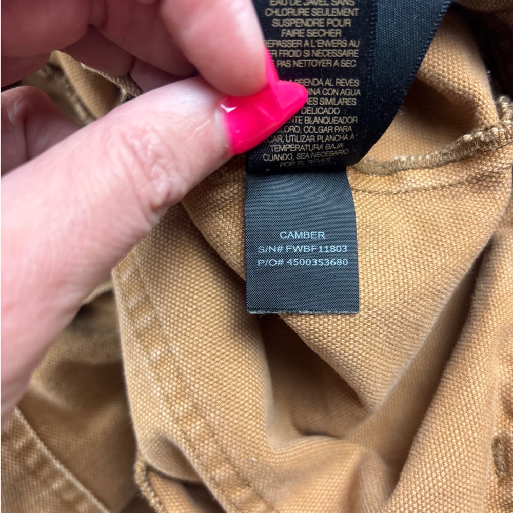 FRYE Women’s Camber Camel colored Canvas Wide Leg Pants size: 29 - Picture 13 of 13